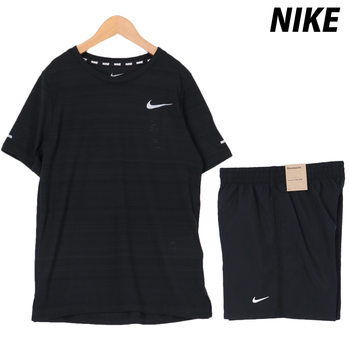 ブランド: ナイキ分 類: ジュニア Tシャツ ハーフパンツ上下(セットアップ)(セットアップ)商 品 名: YTH DRI FIT マイラー S/S トップ・YTH DF アイコン ウーブン ショー