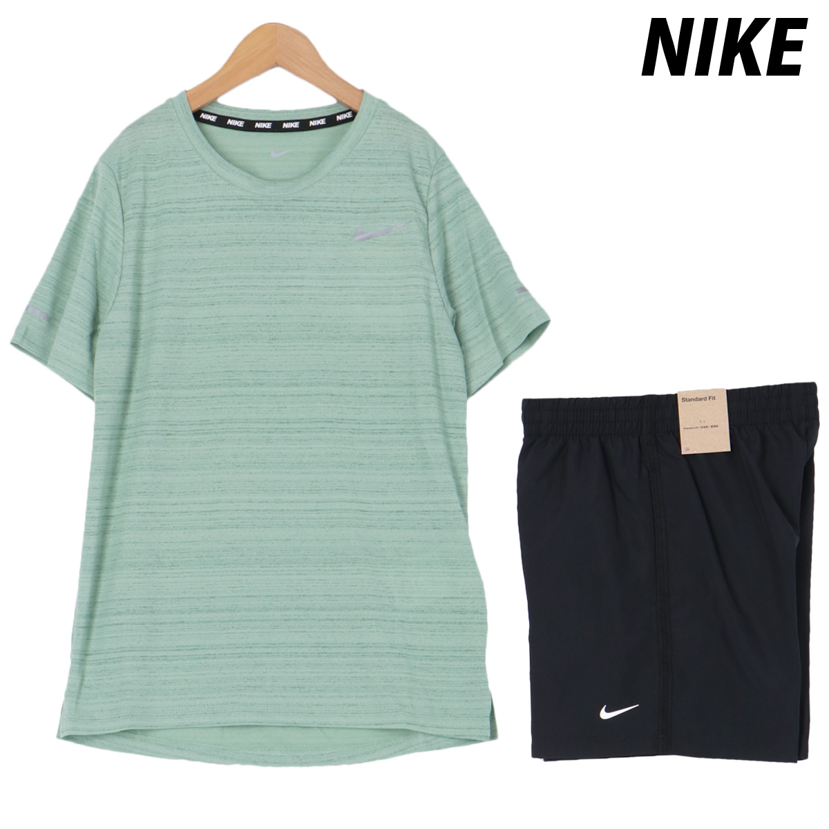 ブランド: ナイキ分 類: ジュニア Tシャツ ハーフパンツ上下(セットアップ)(セットアップ)商 品 名: YTH DRI FIT マイラー S/S トップ・YTH DF アイコン ウーブン ショー